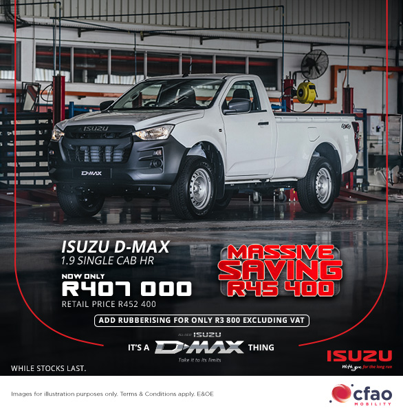 Isuzu D MAX Single Cab