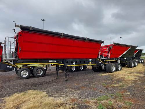 Afrit 45 m³ TA/TA Interlink Side Tipper